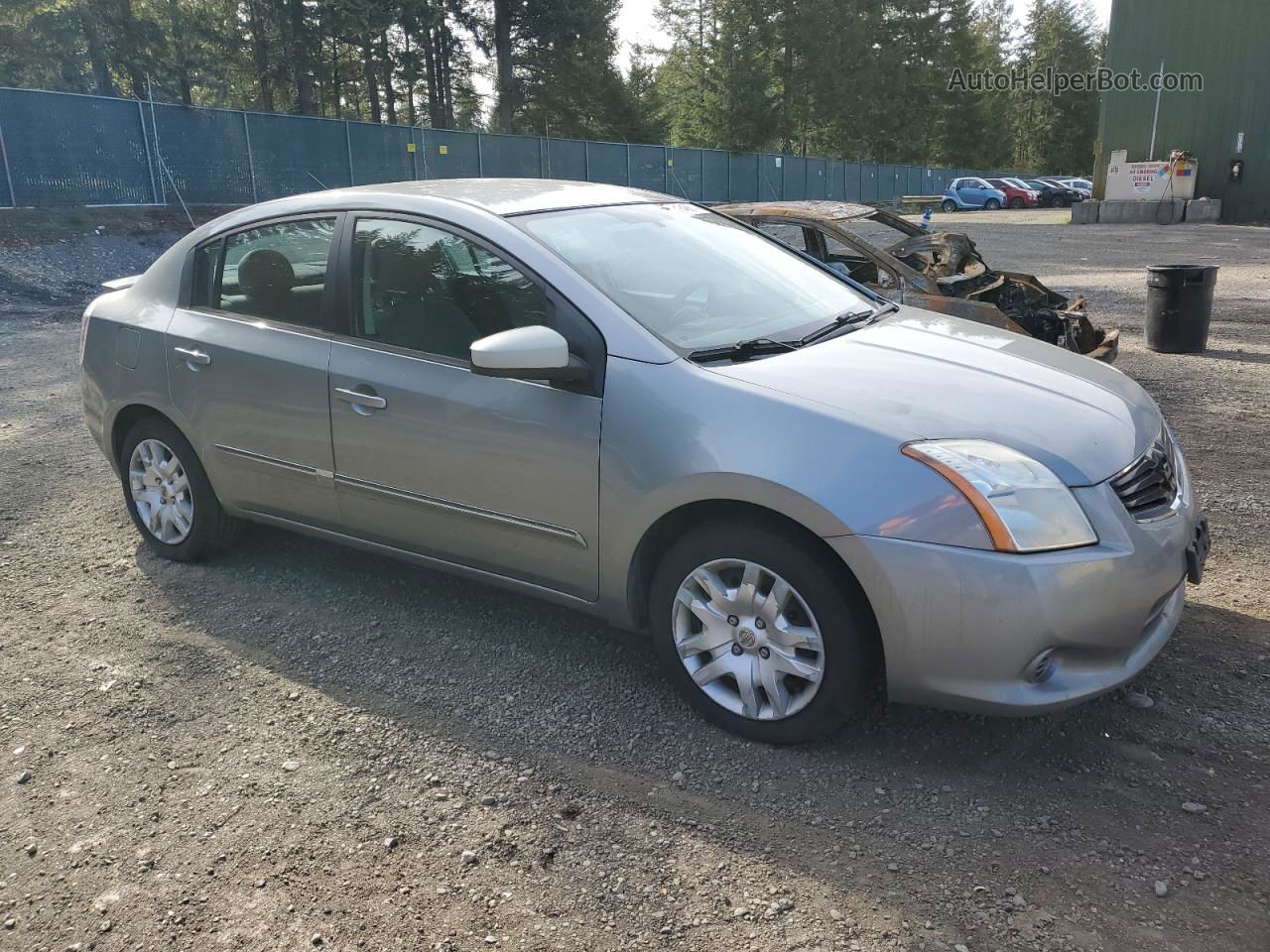 2012 Nissan Sentra 2.0 Silver vin: 3N1AB6AP1CL738476