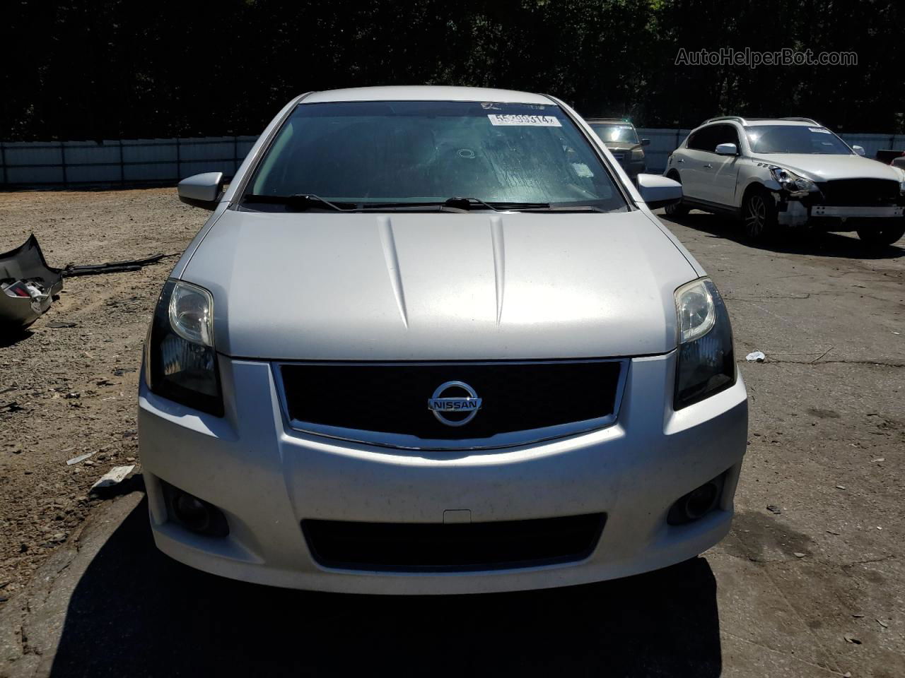 2012 Nissan Sentra 2.0 Silver vin: 3N1AB6AP1CL764947