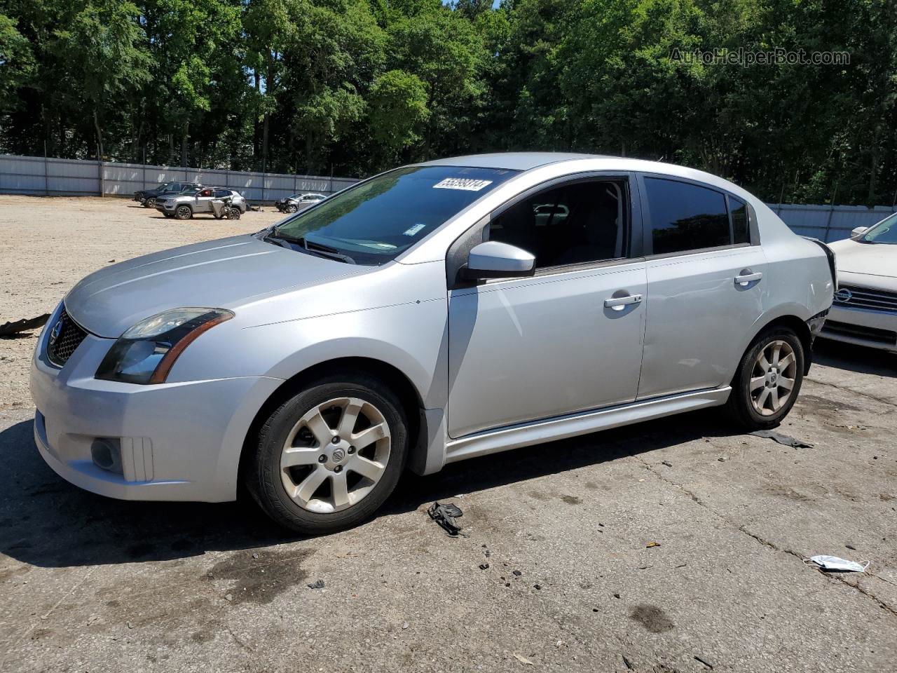 2012 Nissan Sentra 2.0 Серебряный vin: 3N1AB6AP1CL764947