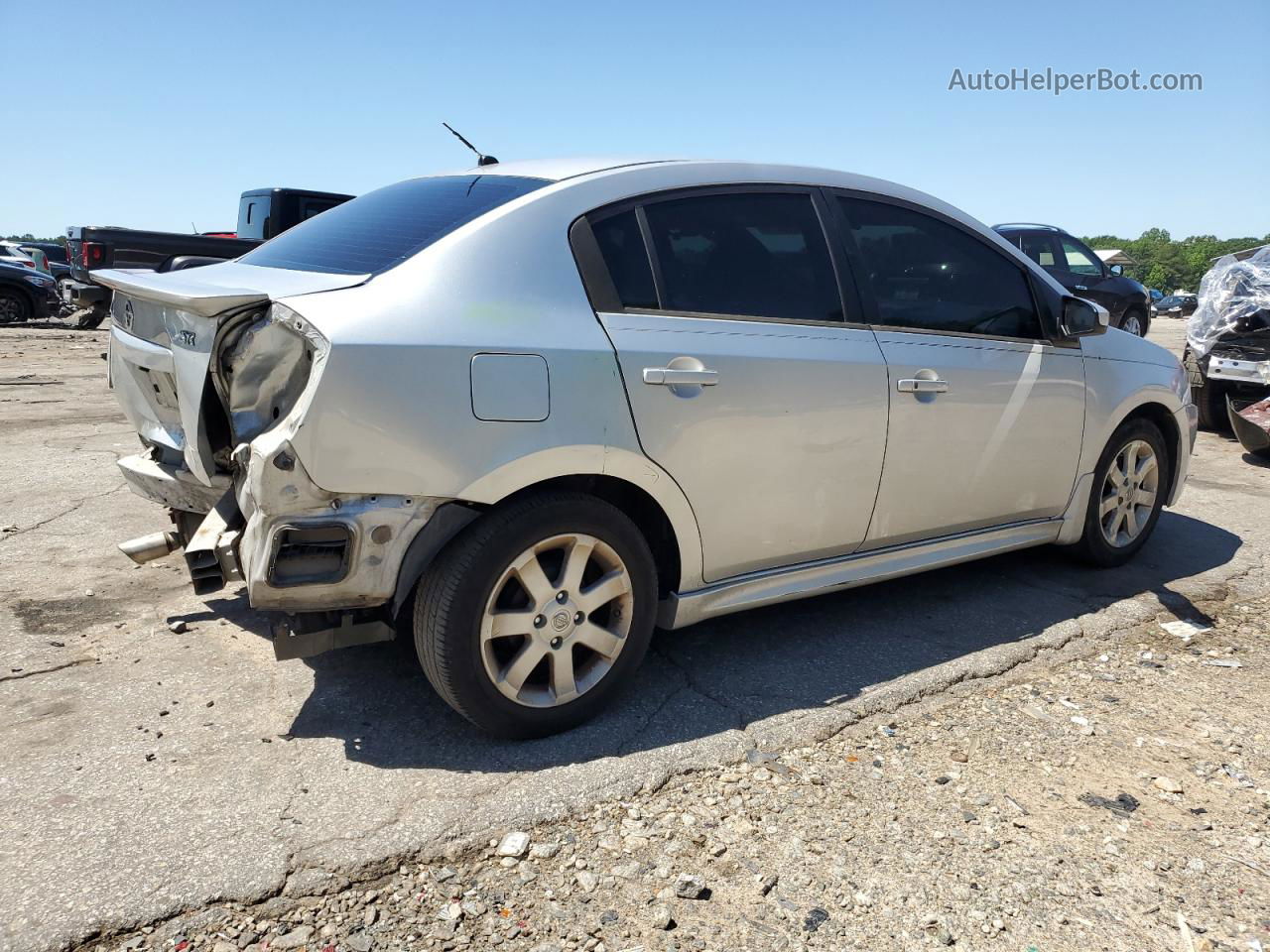 2012 Nissan Sentra 2.0 Silver vin: 3N1AB6AP1CL764947