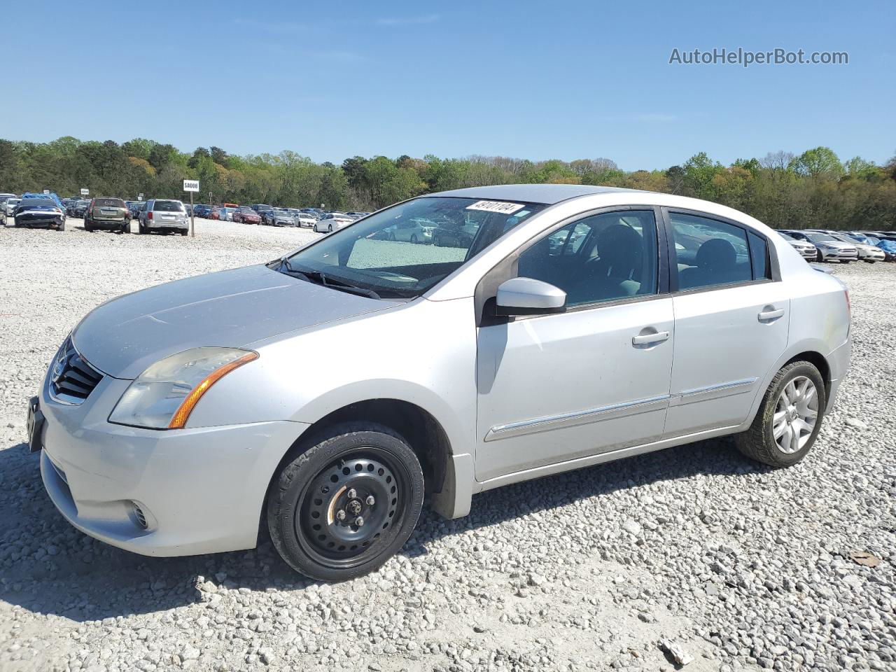 2012 Nissan Sentra 2.0 Silver vin: 3N1AB6AP2CL703526