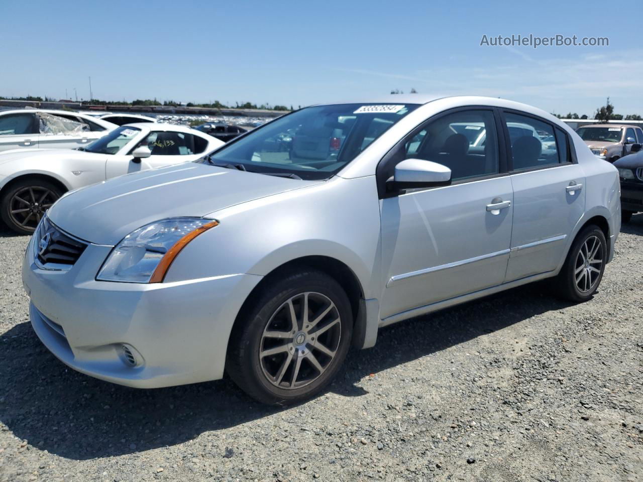 2012 Nissan Sentra 2.0 Silver vin: 3N1AB6AP2CL728412