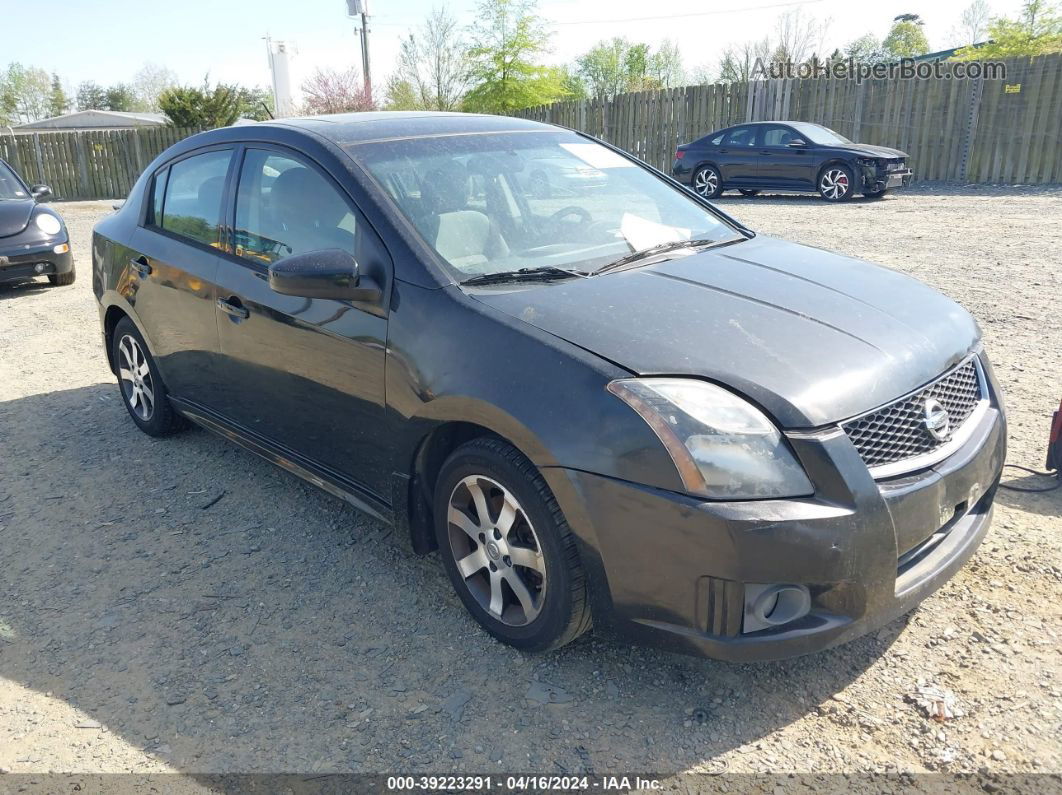 2012 Nissan Sentra 2.0 Sr Black vin: 3N1AB6AP2CL737465