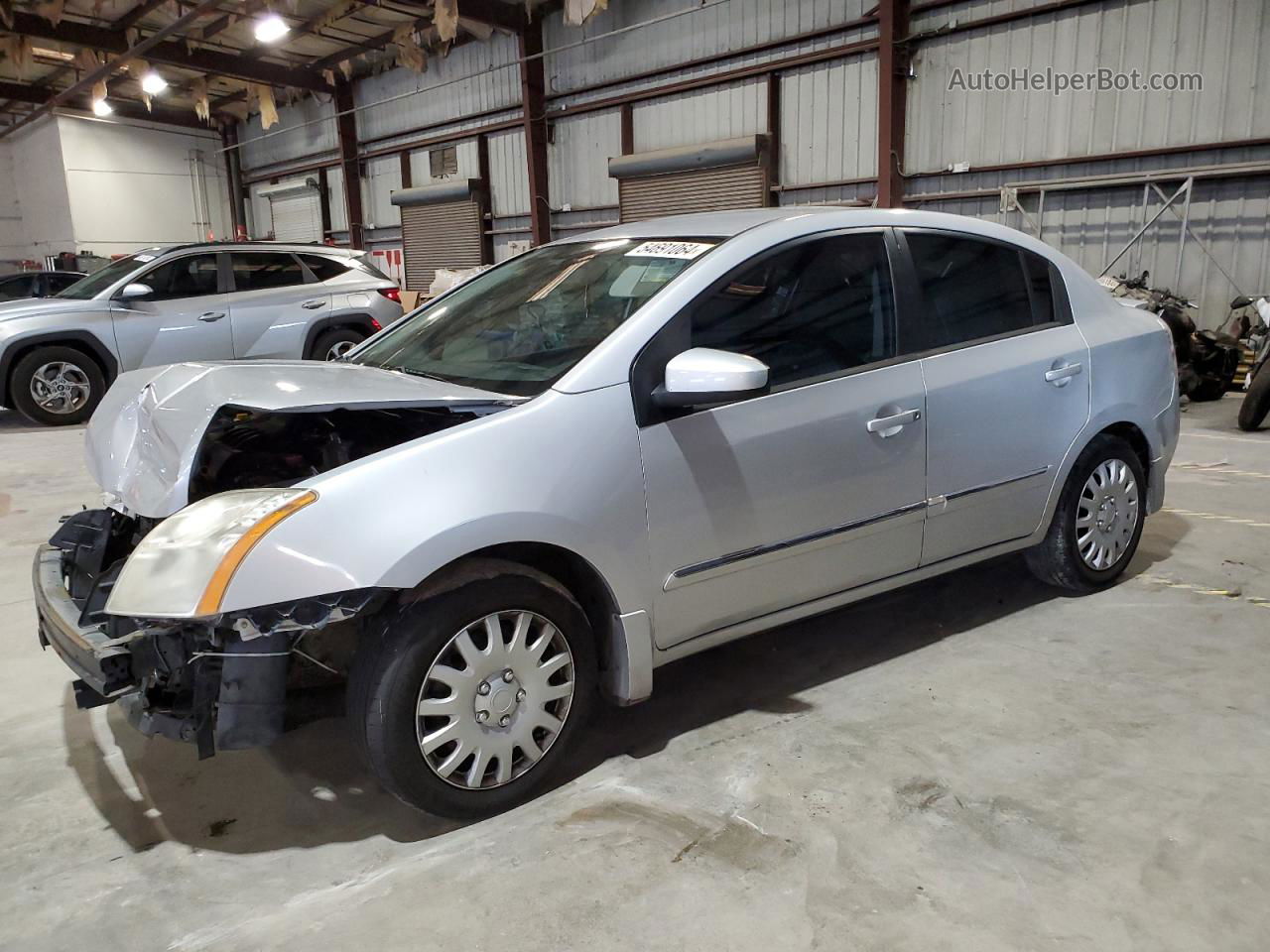 2012 Nissan Sentra 2.0 Silver vin: 3N1AB6AP2CL764794