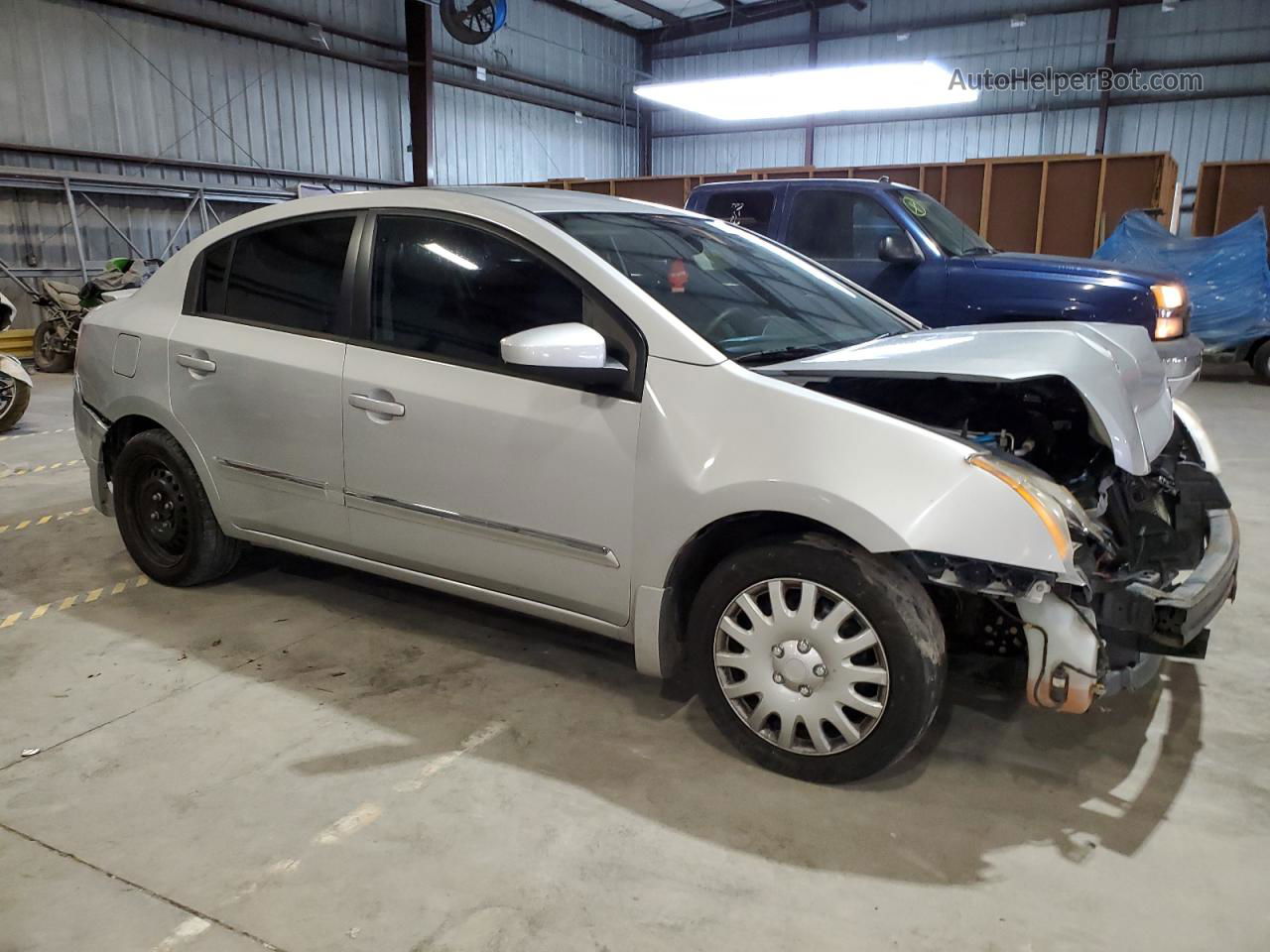 2012 Nissan Sentra 2.0 Silver vin: 3N1AB6AP2CL764794