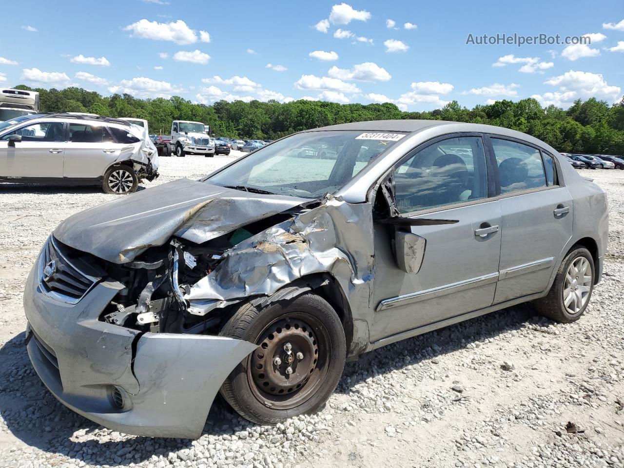 2012 Nissan Sentra 2.0 Серый vin: 3N1AB6AP2CL777075