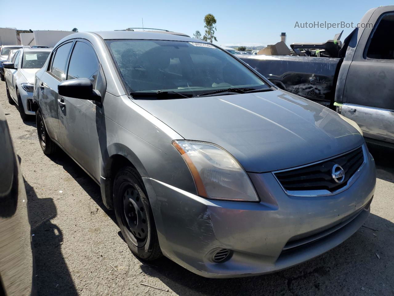 2012 Nissan Sentra 2.0 Silver vin: 3N1AB6AP2CL778212