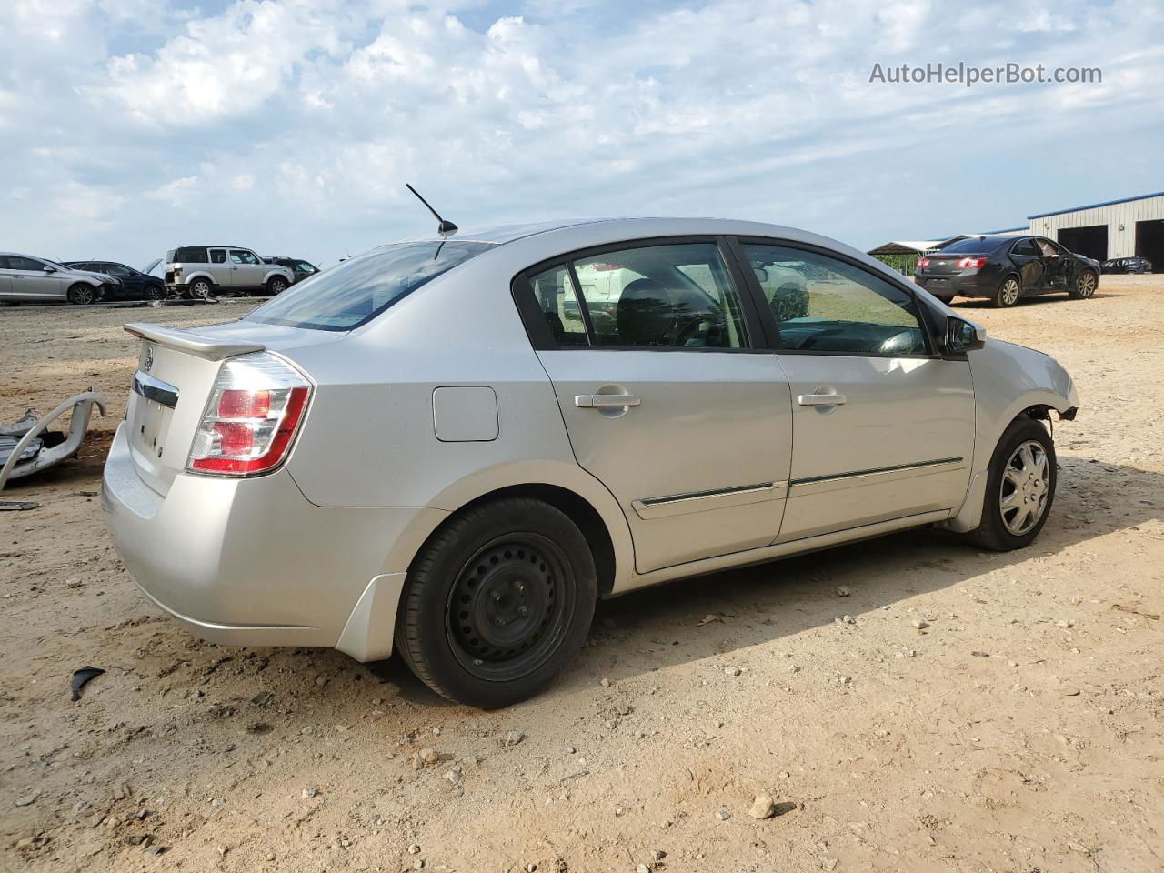 2012 Nissan Sentra 2.0 Silver vin: 3N1AB6AP3CL627492