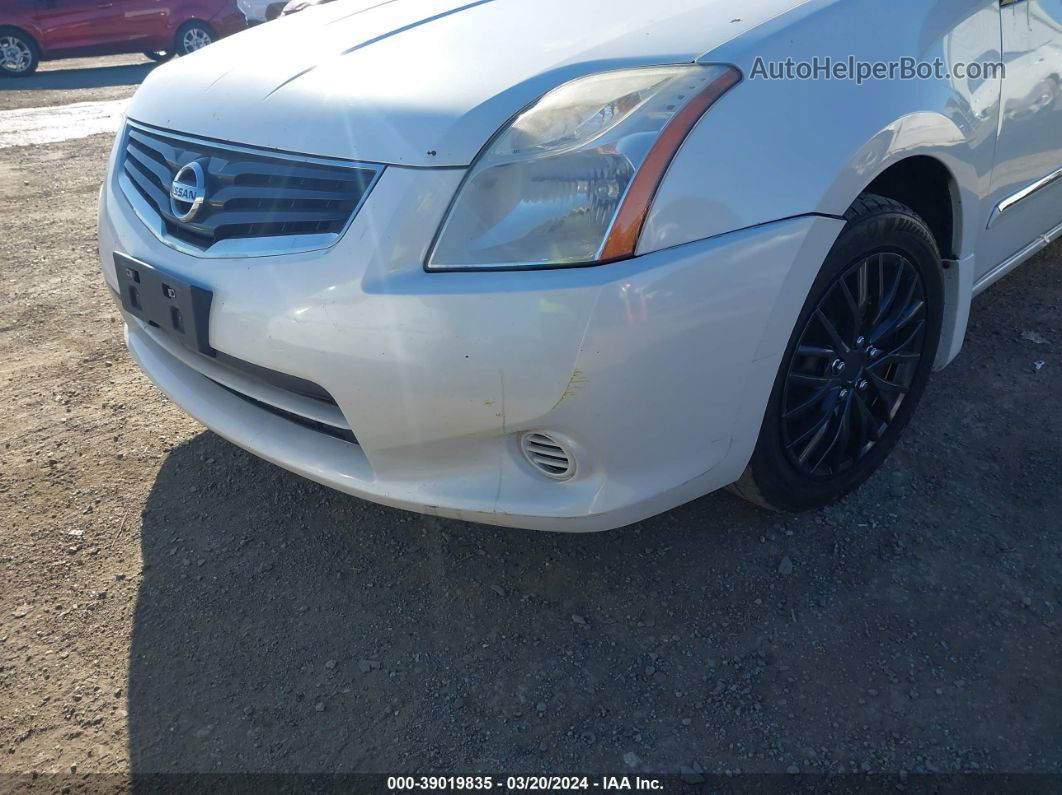 2012 Nissan Sentra 2.0 S White vin: 3N1AB6AP3CL633390