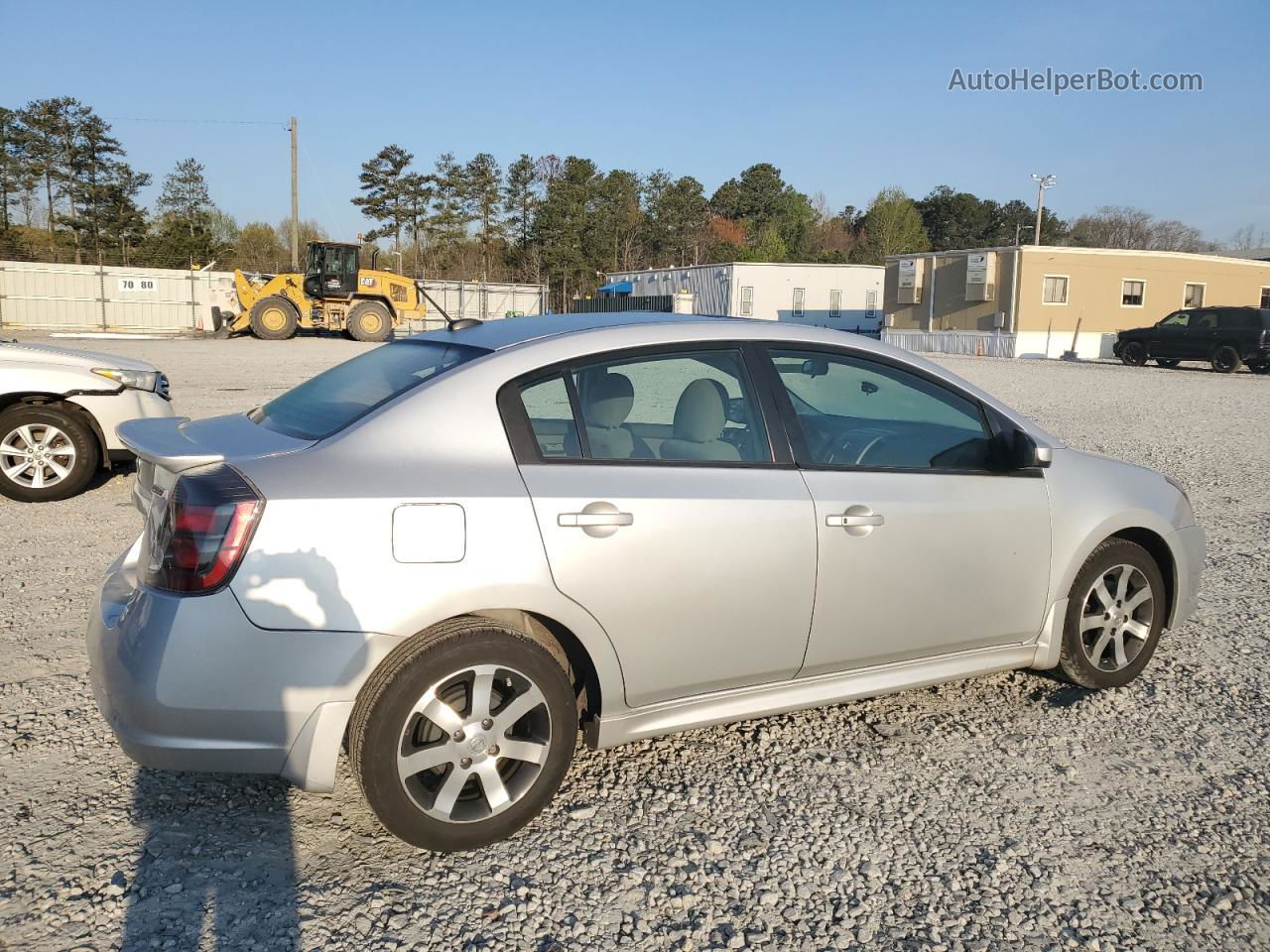 2012 Nissan Sentra 2.0 Серебряный vin: 3N1AB6AP3CL639514