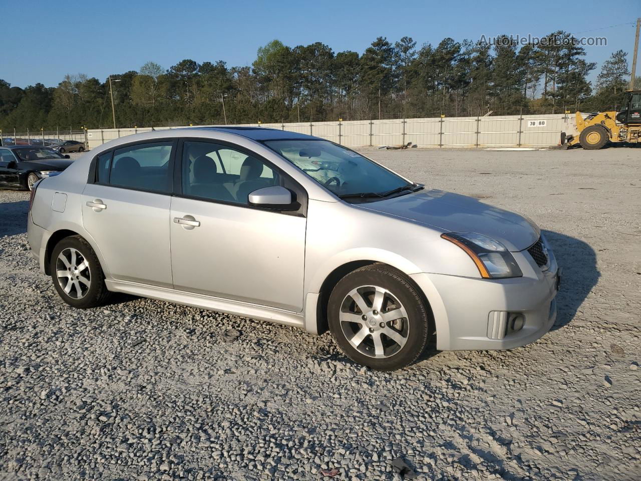 2012 Nissan Sentra 2.0 Silver vin: 3N1AB6AP3CL639514