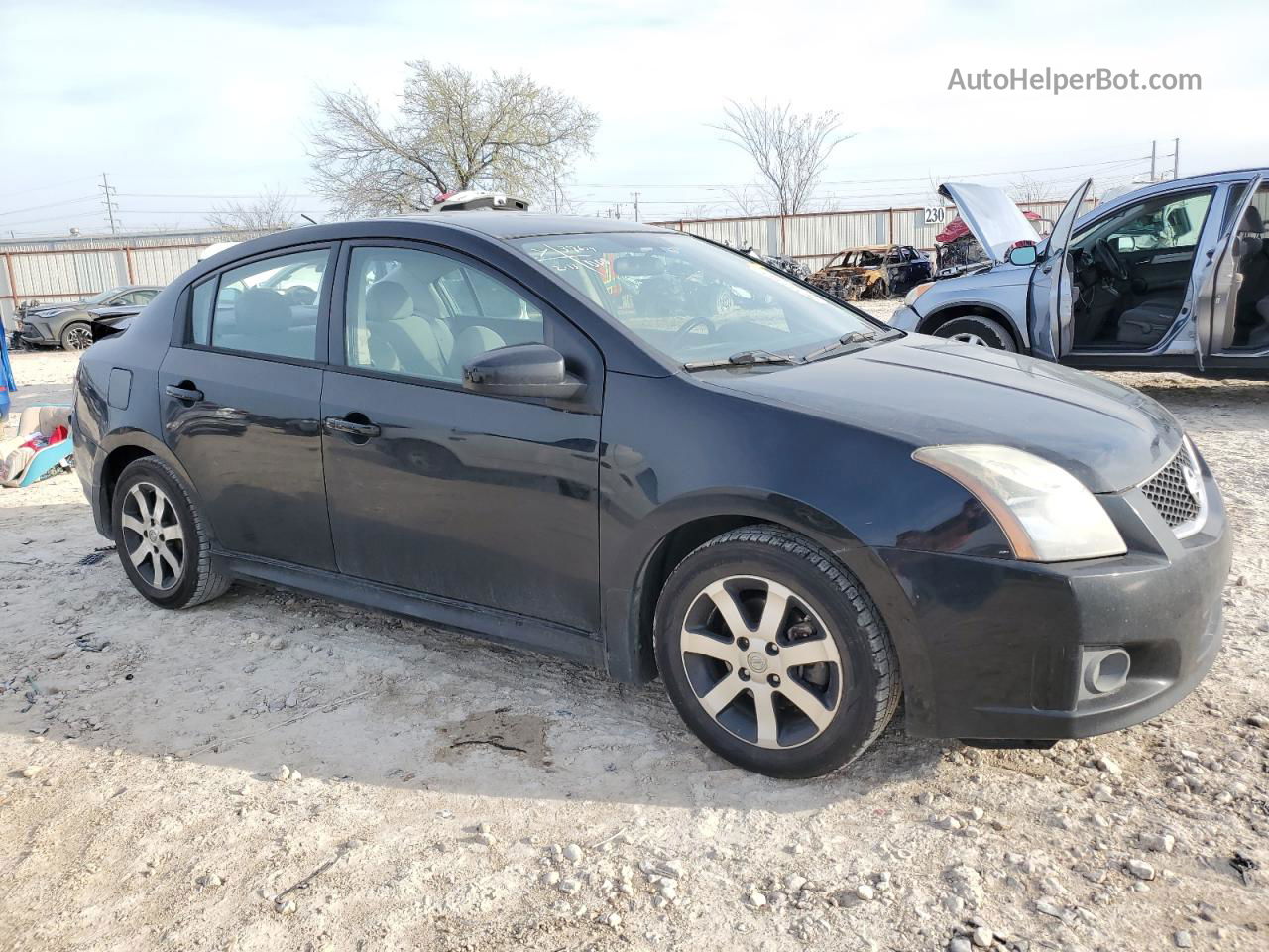 2012 Nissan Sentra 2.0 Черный vin: 3N1AB6AP3CL665868