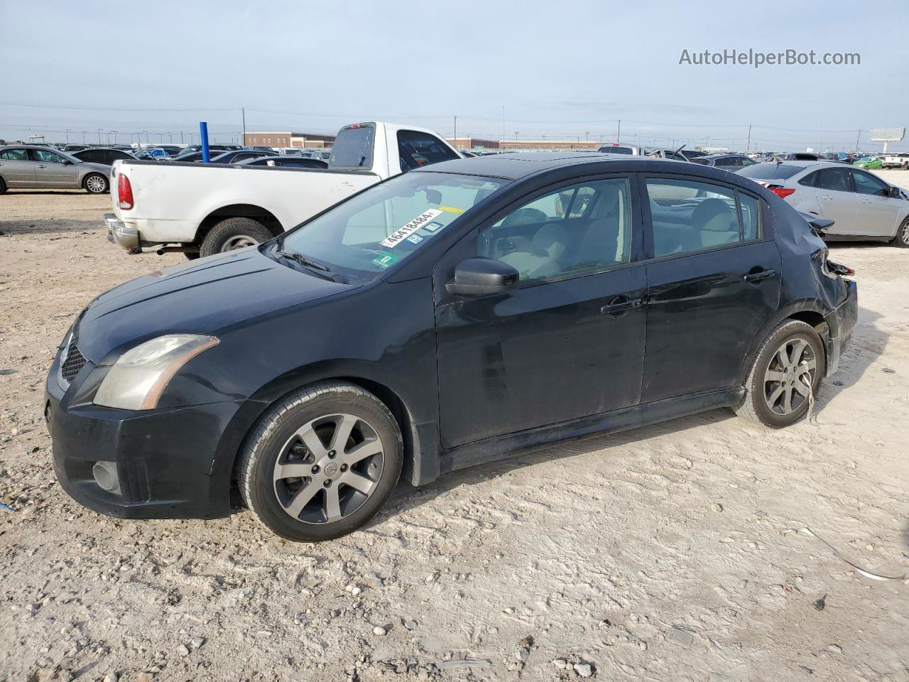 2012 Nissan Sentra 2.0 Черный vin: 3N1AB6AP3CL665868