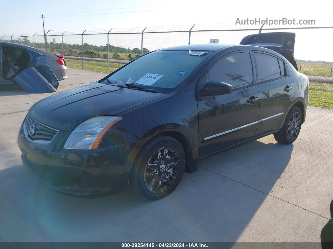 2012 Nissan Sentra 2.0 S Черный vin: 3N1AB6AP3CL666745