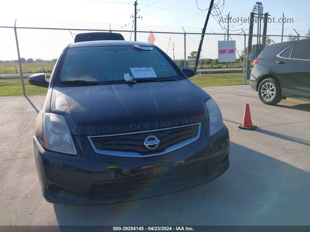 2012 Nissan Sentra 2.0 S Black vin: 3N1AB6AP3CL666745