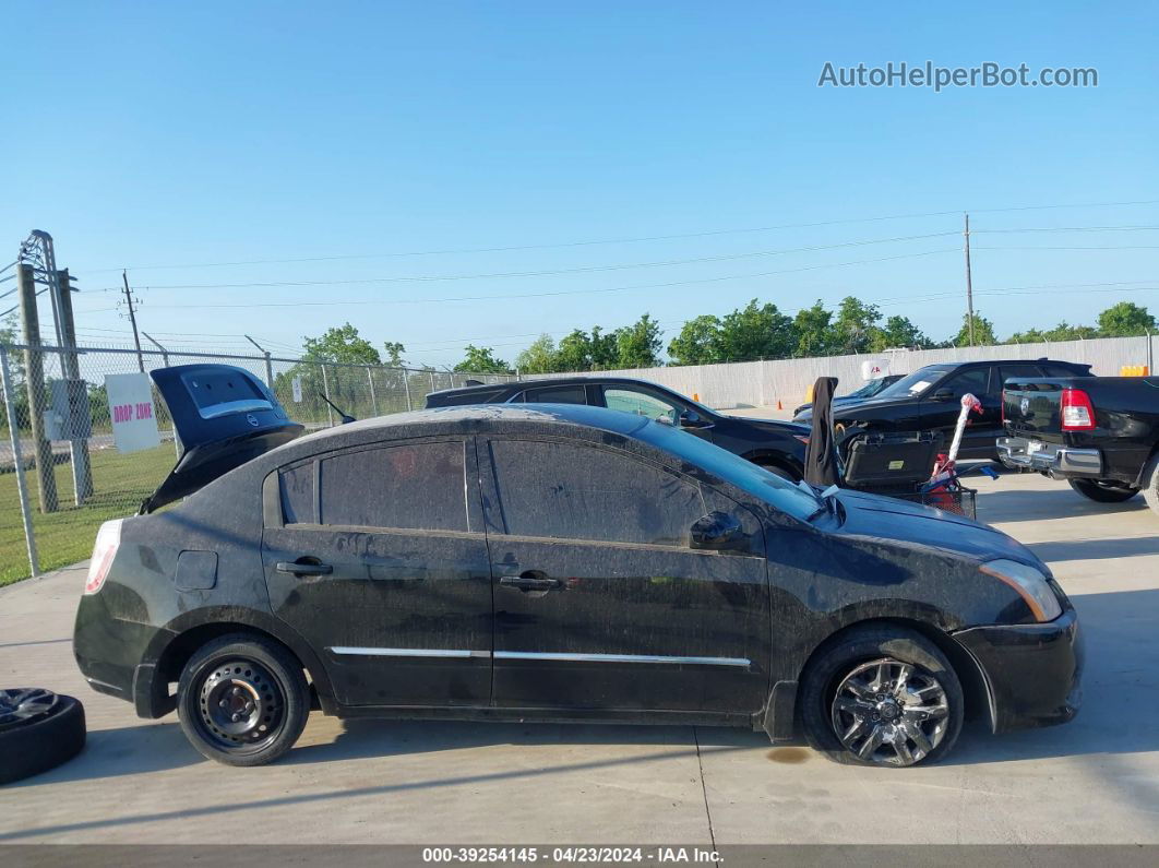 2012 Nissan Sentra 2.0 S Black vin: 3N1AB6AP3CL666745