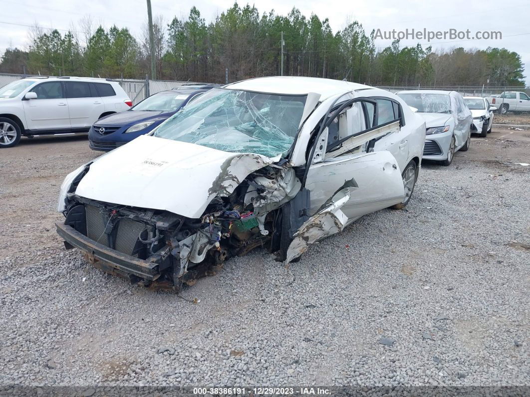 2012 Nissan Sentra 2.0 S Белый vin: 3N1AB6AP3CL689054