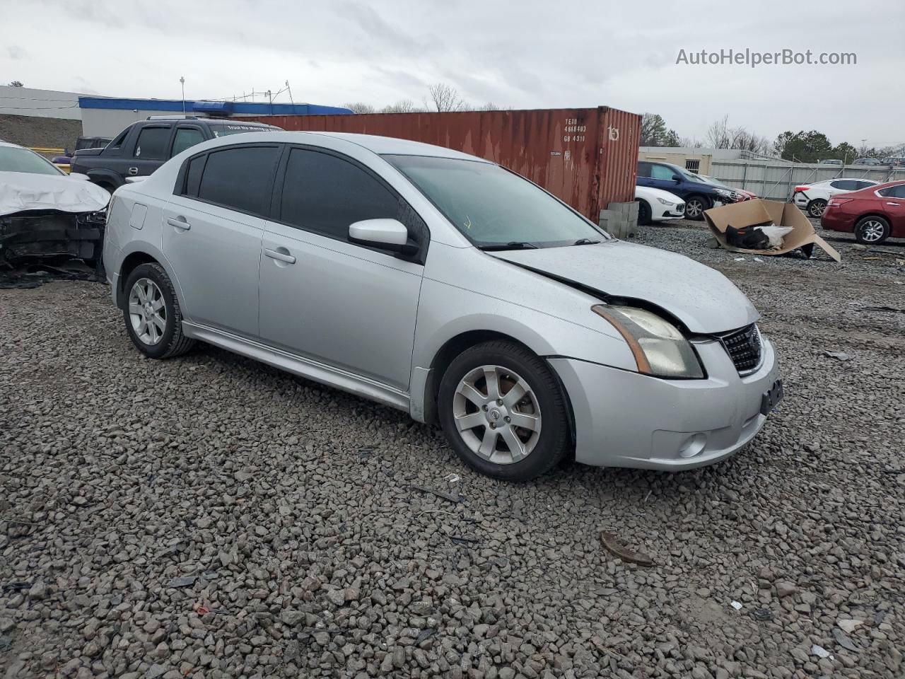 2012 Nissan Sentra 2.0 Silver vin: 3N1AB6AP3CL743694