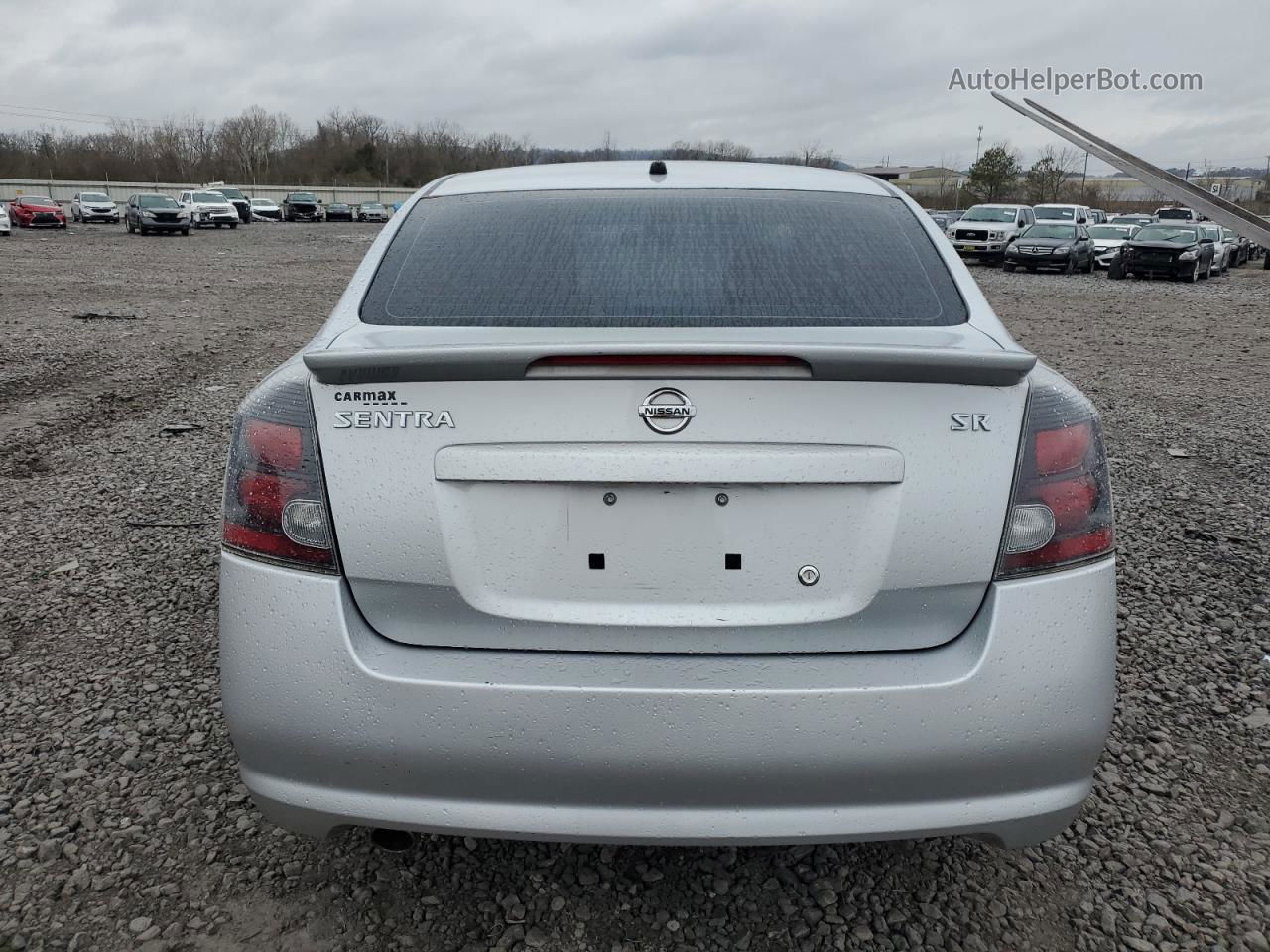 2012 Nissan Sentra 2.0 Silver vin: 3N1AB6AP3CL743694