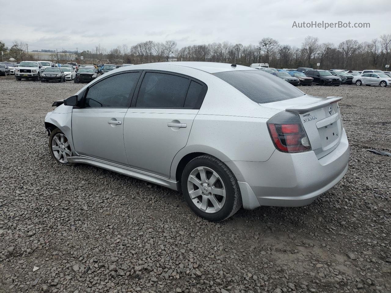 2012 Nissan Sentra 2.0 Серебряный vin: 3N1AB6AP3CL743694