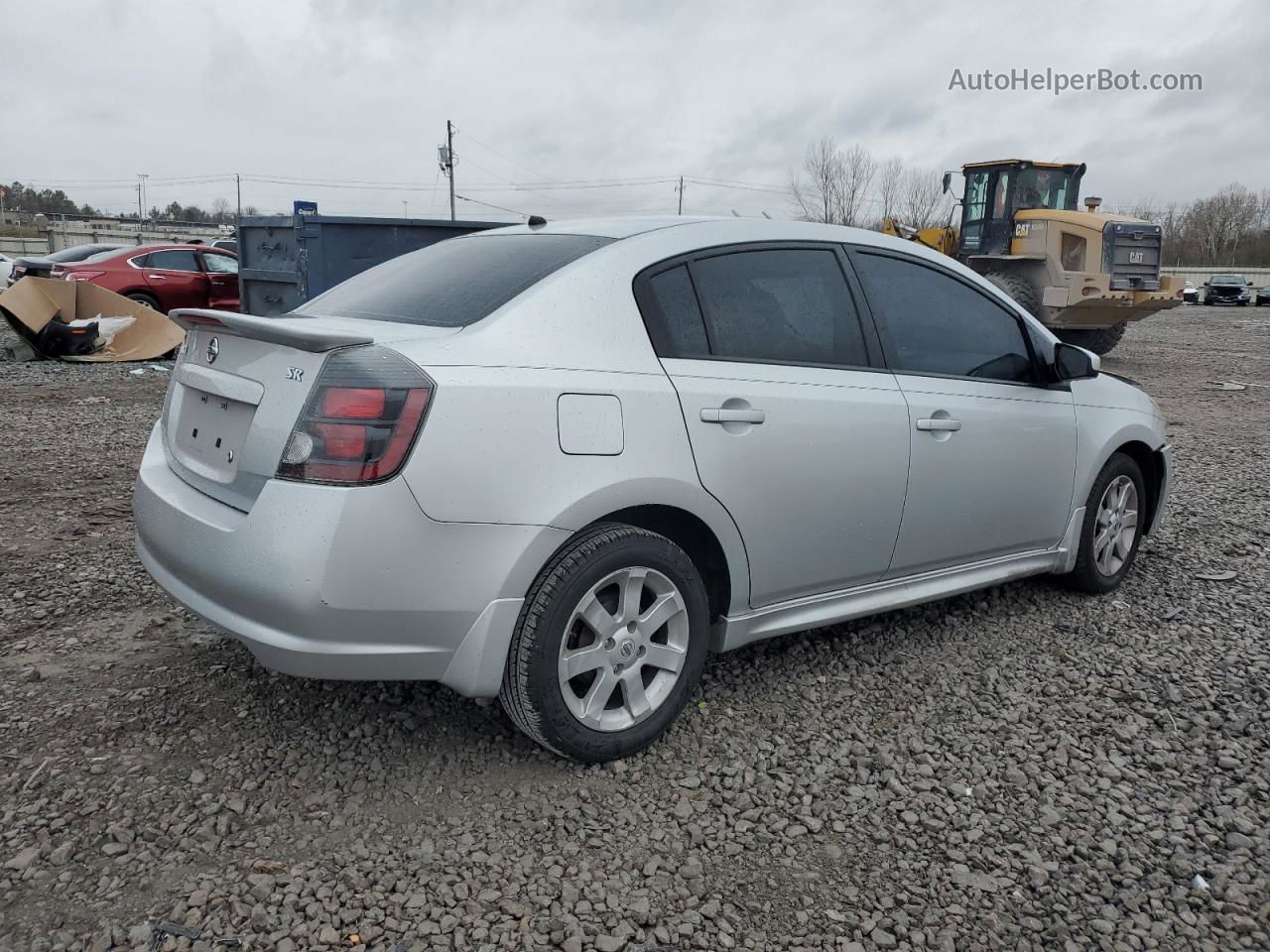 2012 Nissan Sentra 2.0 Серебряный vin: 3N1AB6AP3CL743694