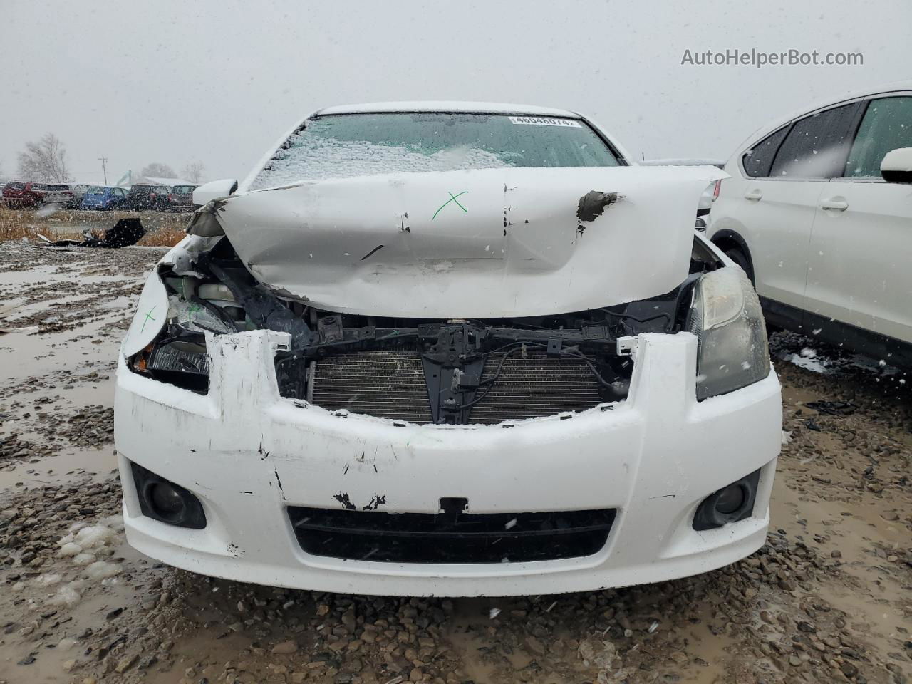 2012 Nissan Sentra 2.0 White vin: 3N1AB6AP3CL755327