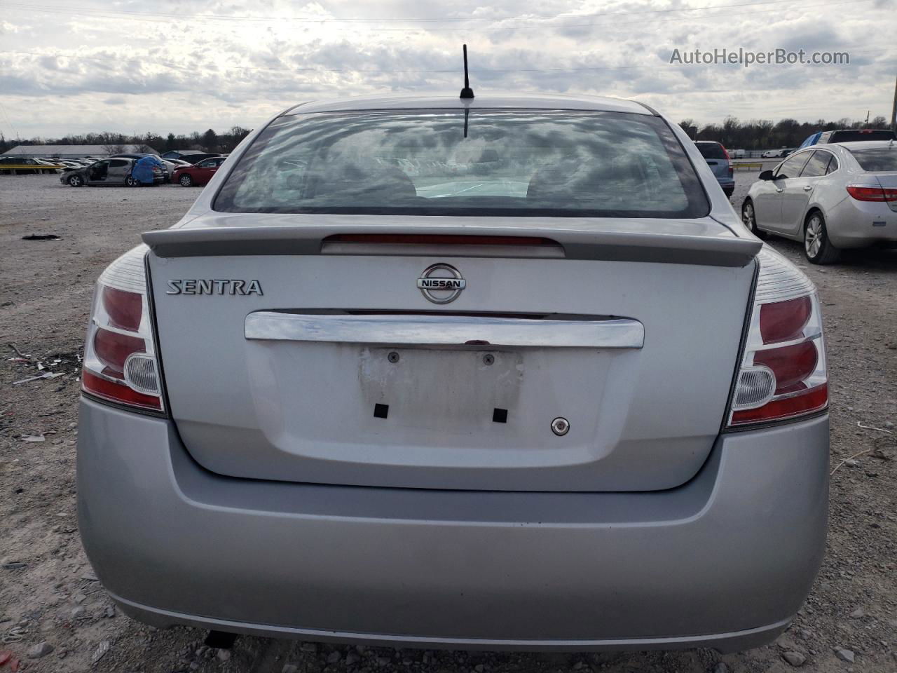 2012 Nissan Sentra 2.0 Серебряный vin: 3N1AB6AP3CL756008