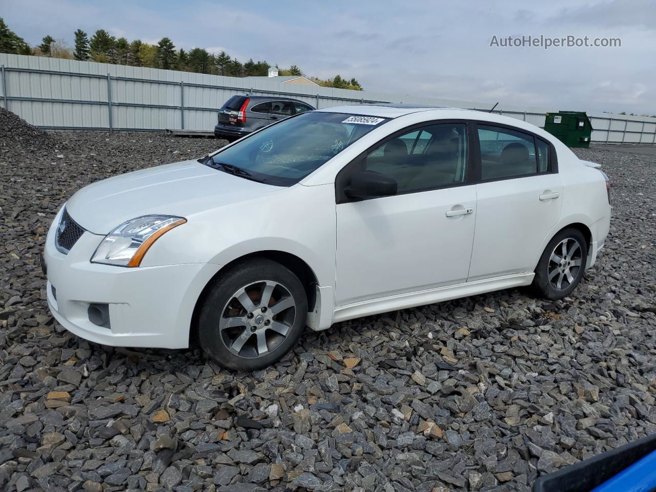 2012 Nissan Sentra 2.0 White vin: 3N1AB6AP3CL774556