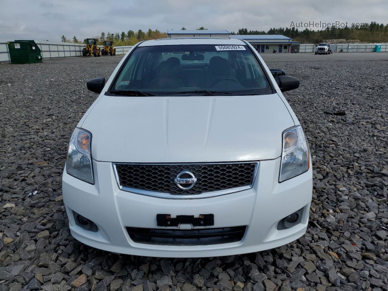 2012 Nissan Sentra 2.0 Белый vin: 3N1AB6AP3CL774556