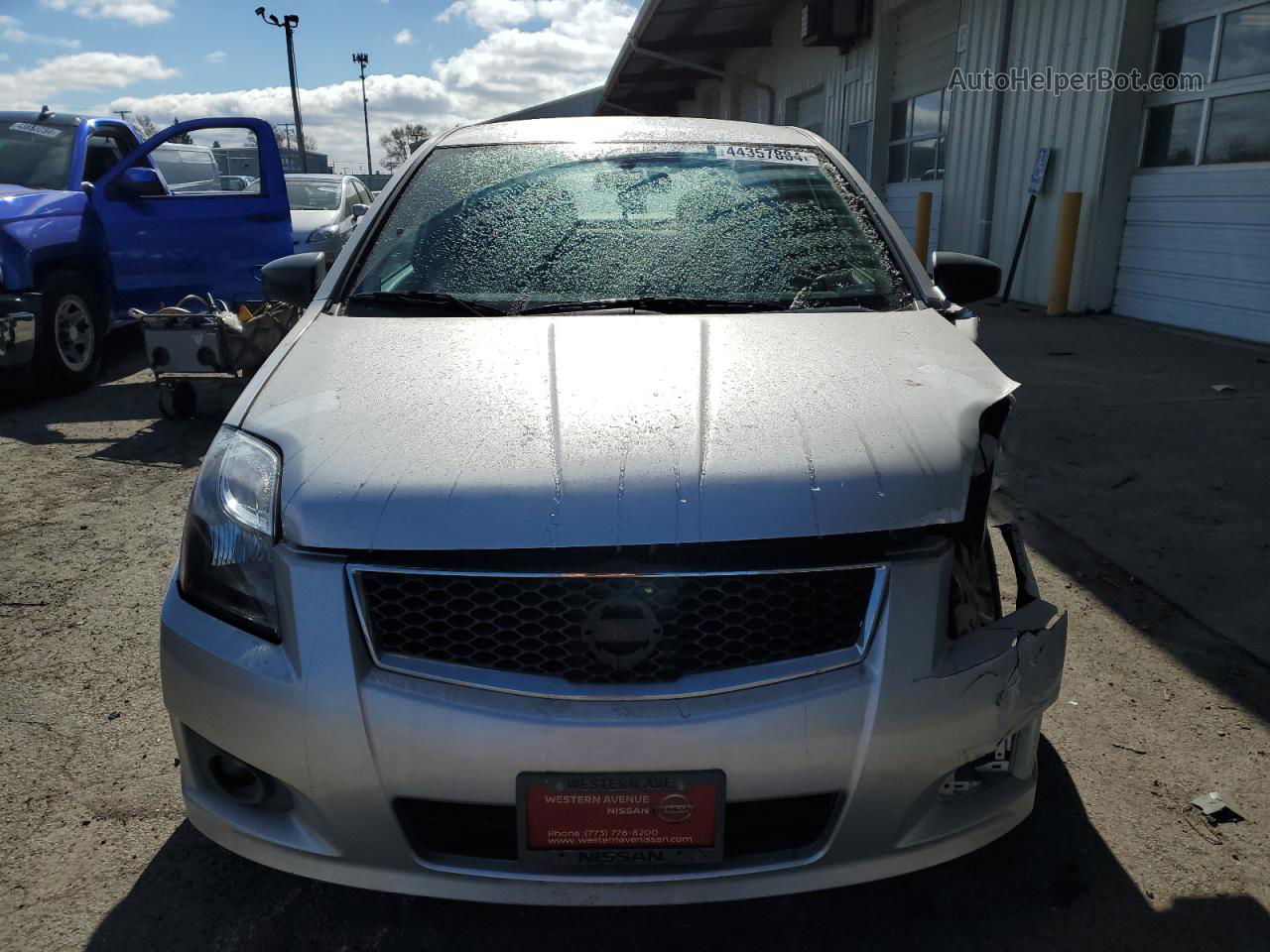 2012 Nissan Sentra 2.0 Silver vin: 3N1AB6AP4CL606778