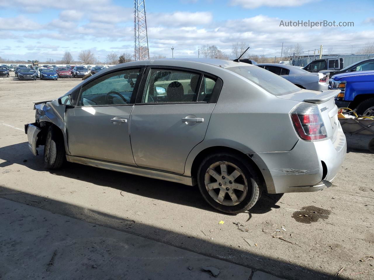 2012 Nissan Sentra 2.0 Silver vin: 3N1AB6AP4CL606778