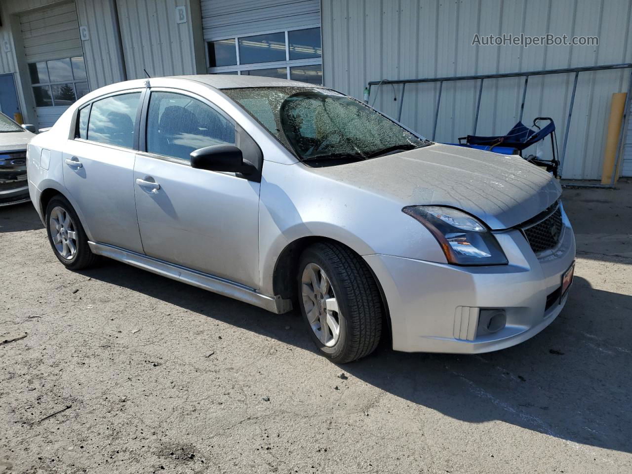 2012 Nissan Sentra 2.0 Серебряный vin: 3N1AB6AP4CL606778