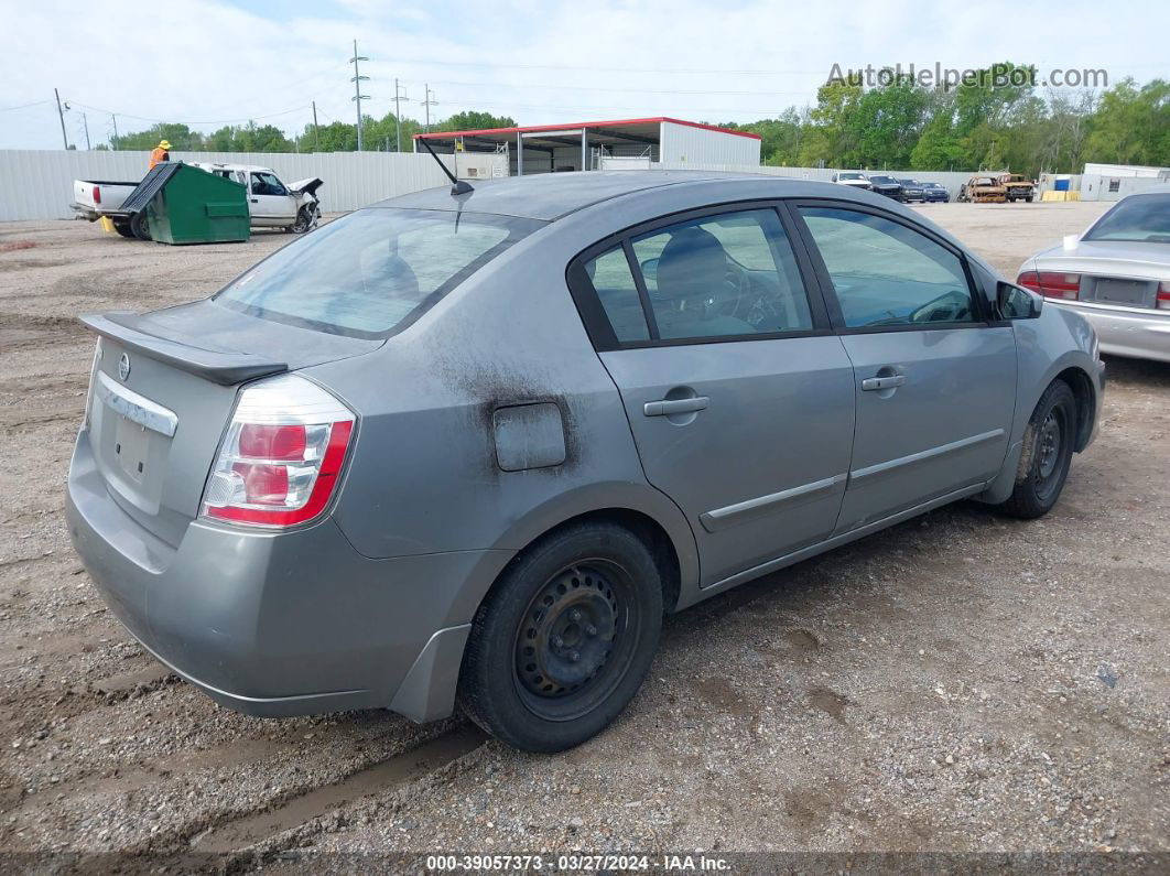 2012 Nissan Sentra 2.0 S Gray vin: 3N1AB6AP4CL610877