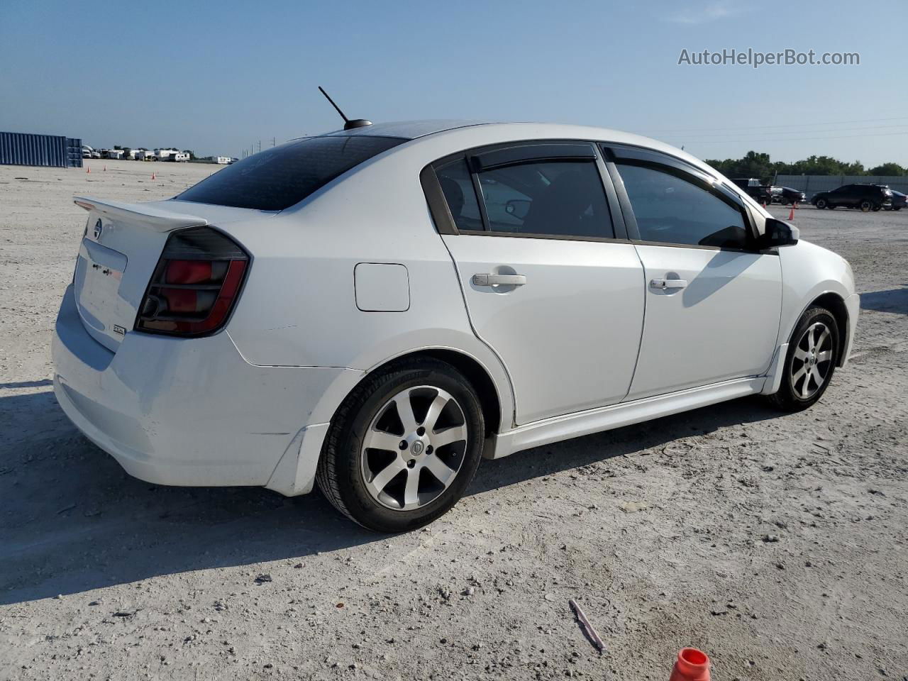 2012 Nissan Sentra 2.0 White vin: 3N1AB6AP4CL619594