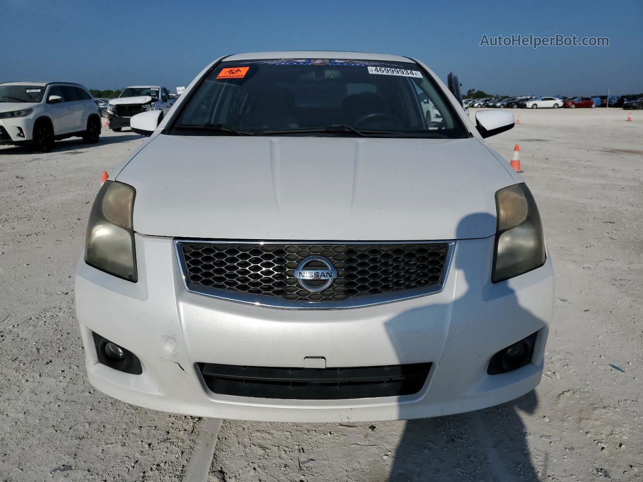 2012 Nissan Sentra 2.0 White vin: 3N1AB6AP4CL619594