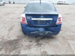 2012 Nissan Sentra 2.0 S Синий vin: 3N1AB6AP4CL660243