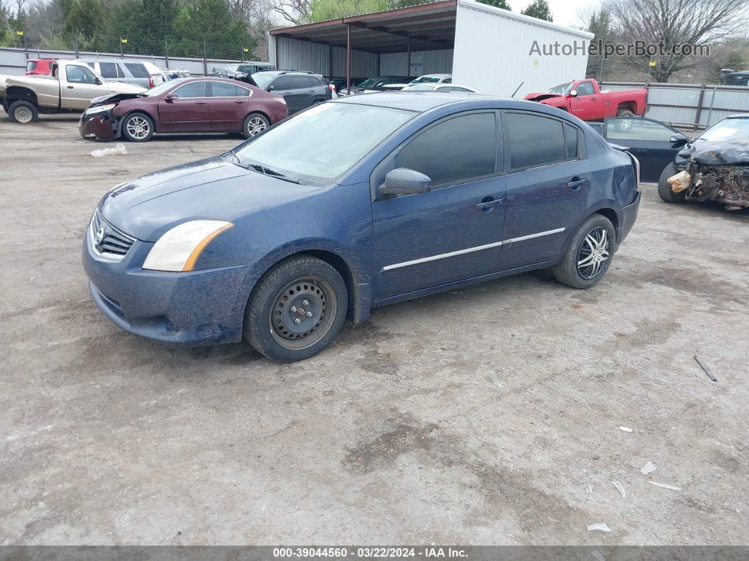 2012 Nissan Sentra 2.0 S Синий vin: 3N1AB6AP4CL660243