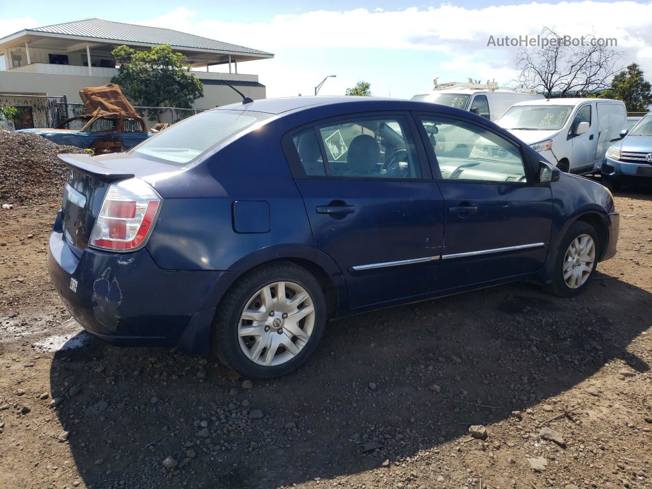 2012 Nissan Sentra 2.0 Синий vin: 3N1AB6AP4CL687491