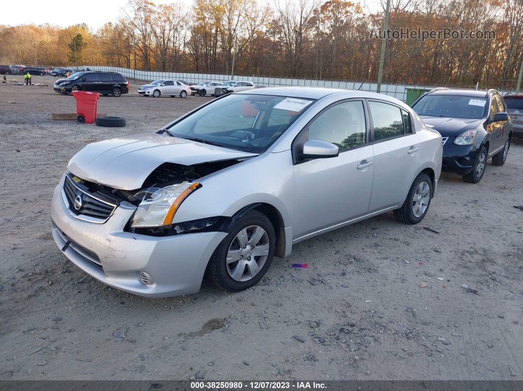 2012 Nissan Sentra 2.0 Silver vin: 3N1AB6AP4CL694019