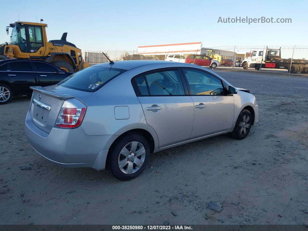 2012 Nissan Sentra 2.0 Silver vin: 3N1AB6AP4CL694019