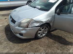 2012 Nissan Sentra 2.0 Sr Silver vin: 3N1AB6AP4CL718433