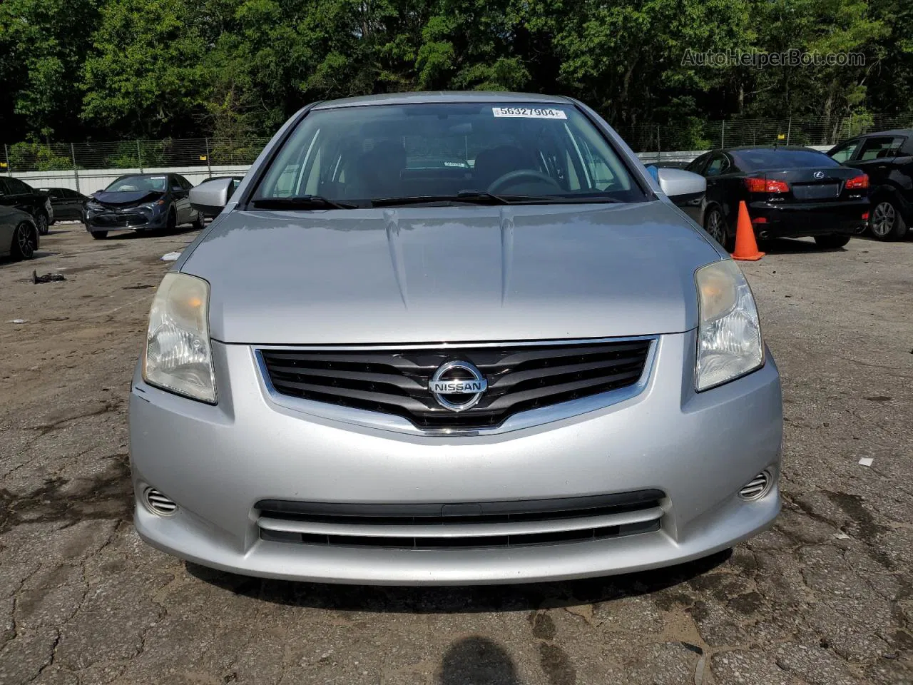 2012 Nissan Sentra 2.0 Silver vin: 3N1AB6AP4CL718724