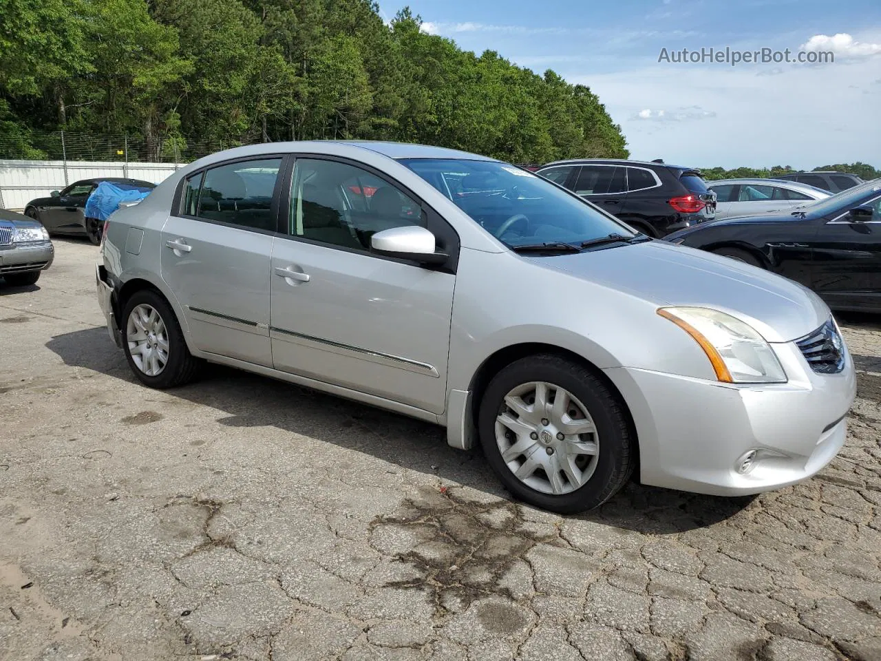 2012 Nissan Sentra 2.0 Silver vin: 3N1AB6AP4CL718724