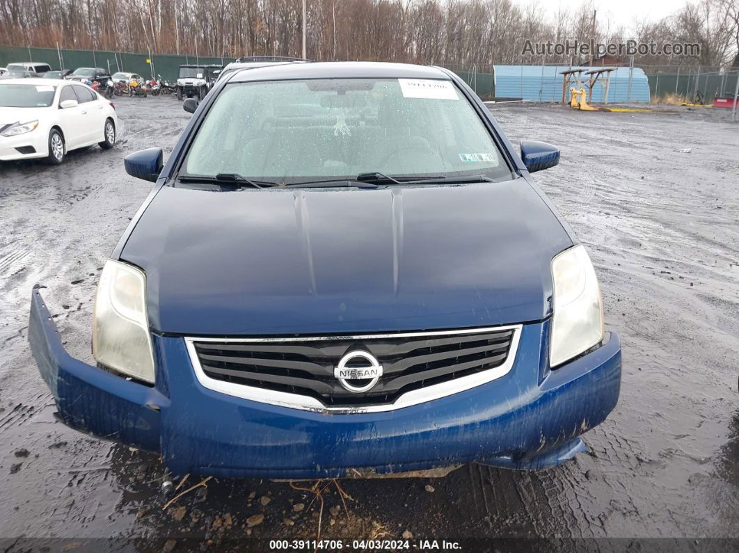 2012 Nissan Sentra 2.0 S Blue vin: 3N1AB6AP4CL732154