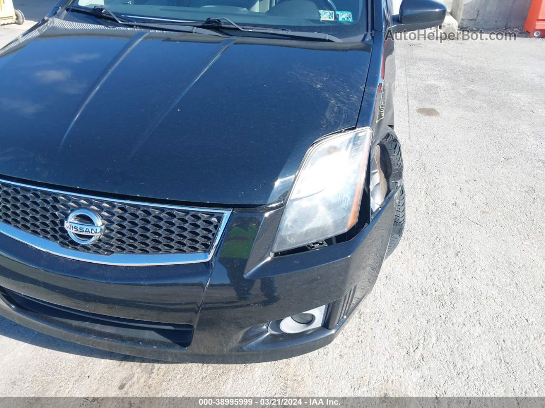 2012 Nissan Sentra 2.0 Sr Black vin: 3N1AB6AP4CL735992