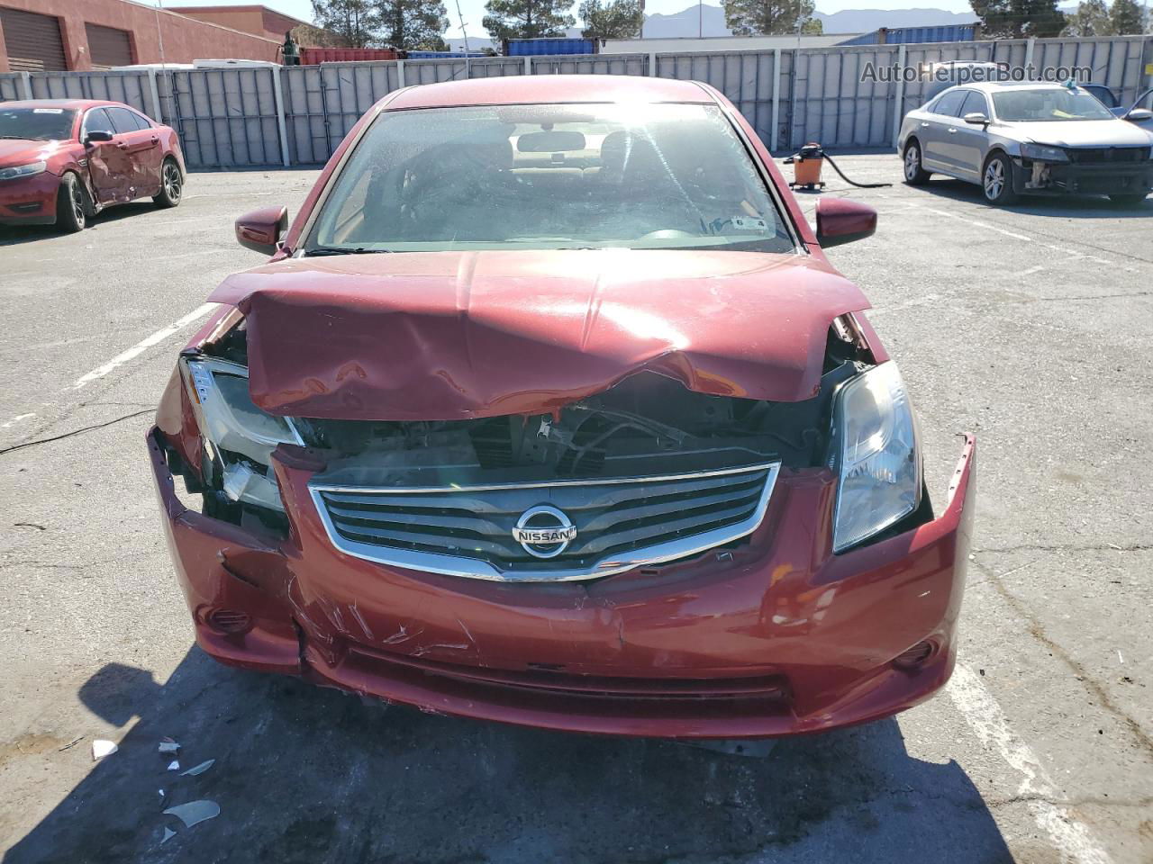 2012 Nissan Sentra 2.0 Red vin: 3N1AB6AP4CL737225