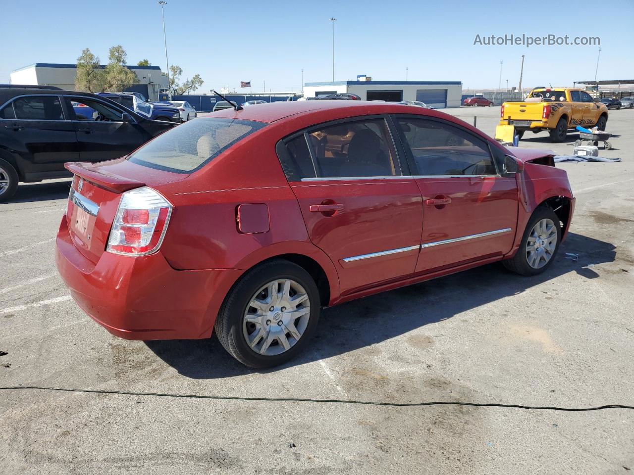 2012 Nissan Sentra 2.0 Red vin: 3N1AB6AP4CL737225