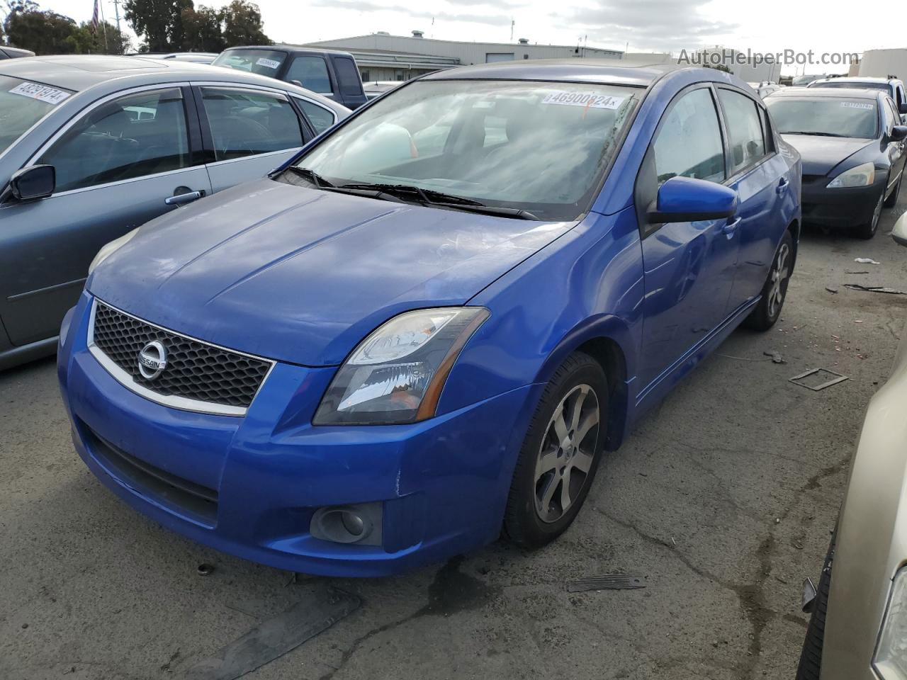 2012 Nissan Sentra 2.0 Синий vin: 3N1AB6AP4CL773948