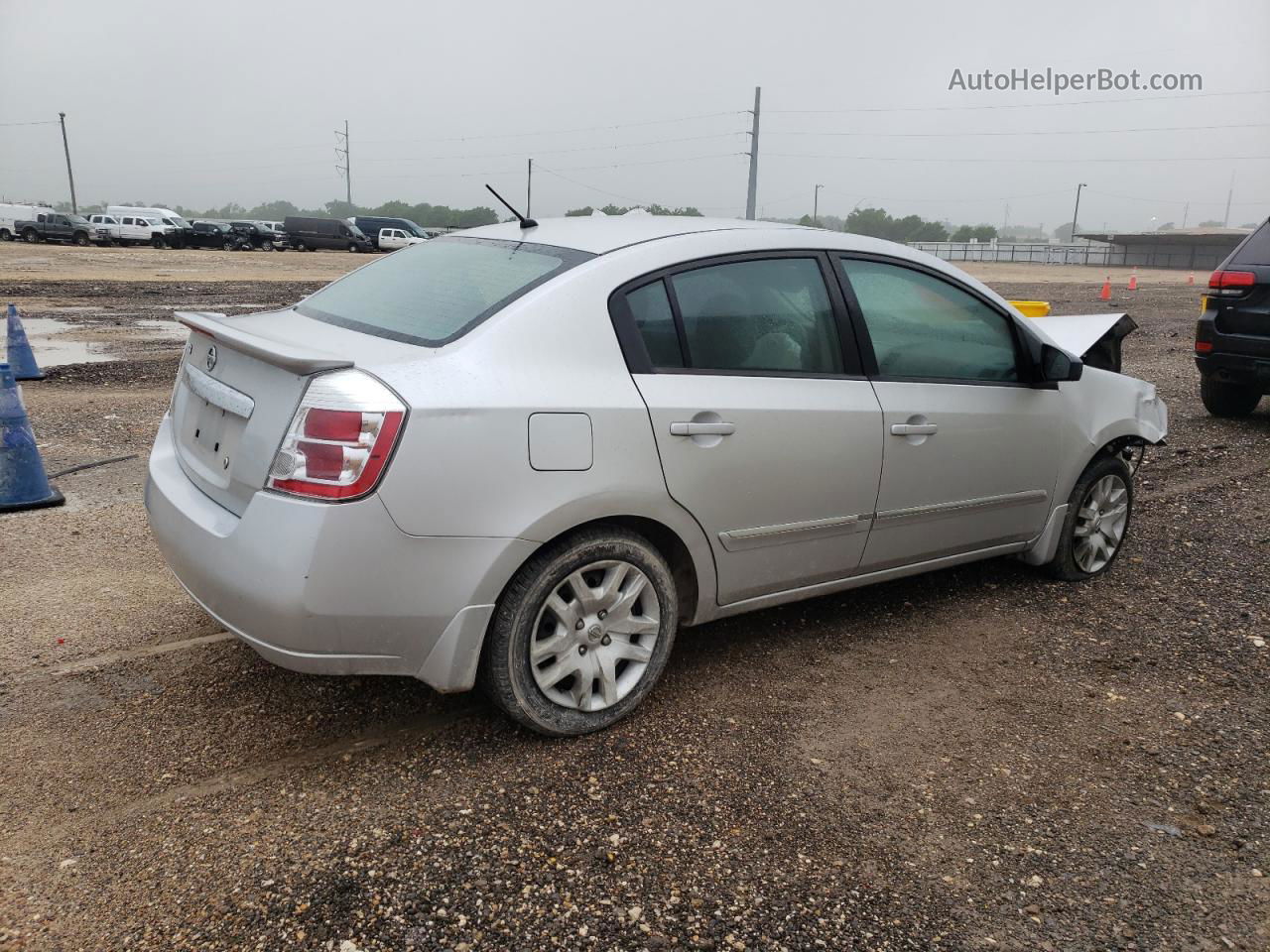 2012 Nissan Sentra 2.0 Silver vin: 3N1AB6AP4CL775599