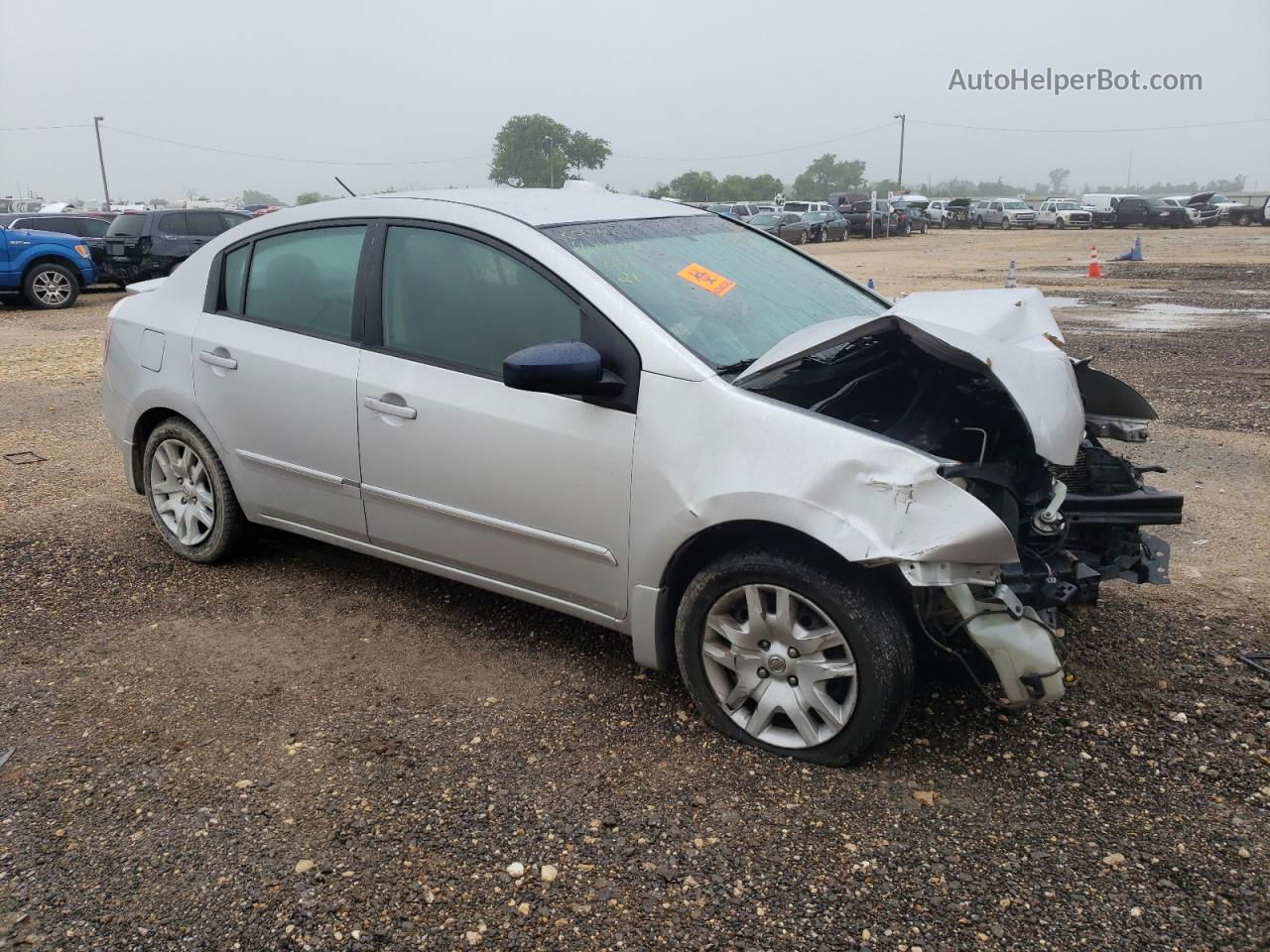 2012 Nissan Sentra 2.0 Silver vin: 3N1AB6AP4CL775599